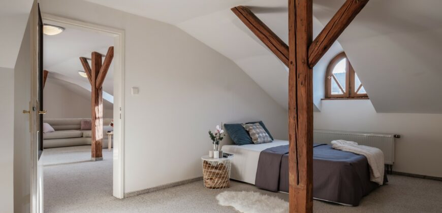 Pronájem mezonetového bytu 4+1 164m2 na Vinohradech