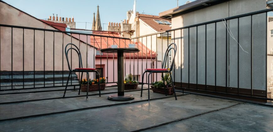 Pronájem mezonetového bytu 4+1 164m2 na Vinohradech