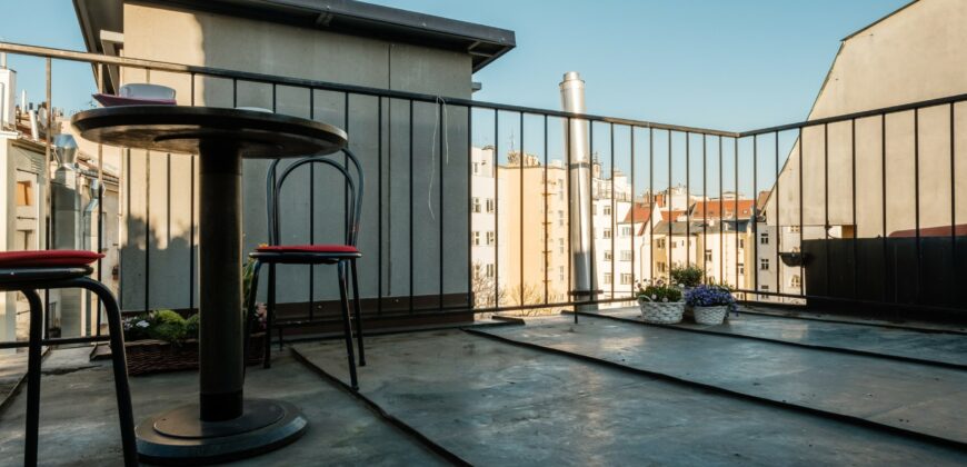 Pronájem mezonetového bytu 4+1 164m2 na Vinohradech