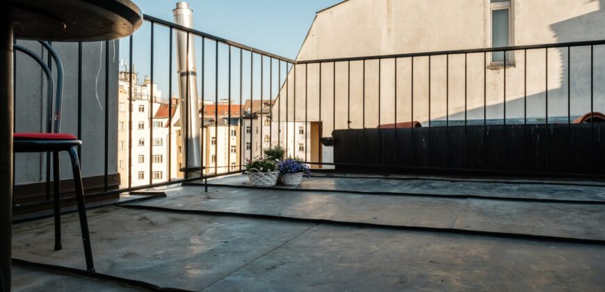 Pronájem mezonetového bytu 4+1 164m2 na Vinohradech