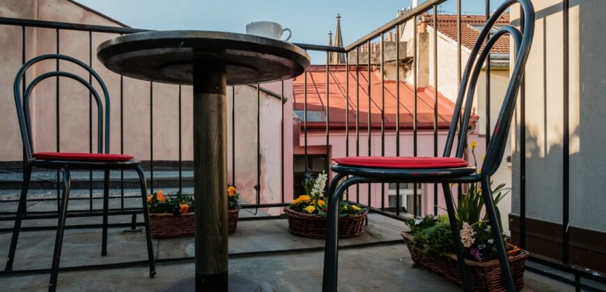 Pronájem mezonetového bytu 4+1 164m2 na Vinohradech